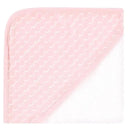 Baby Vision - 3Pk Hudson Baby Cotton Rich Hooded Towels, Coral Flamingo Image 2
