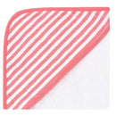 Baby Vision - 3Pk Hudson Baby Cotton Rich Hooded Towels, Coral Flamingo Image 4