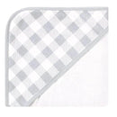 Baby Vision - 3Pk Touched by Nature Baby Organic Cotton Hooded Towels, Gray Woodland Image 4