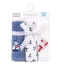 Baby Vision - 6Pk Hudson Baby Unisex Baby Super Soft Cotton Washcloths, Lobster Image 2