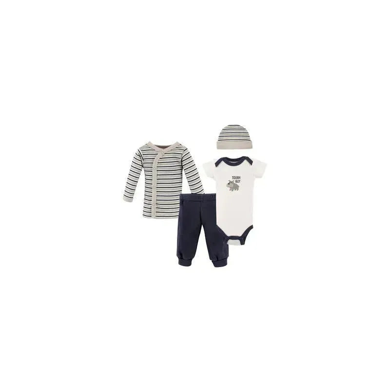 Baby Vision - Baby Boy 4Pc Layette Set, Preemie, Tough Guy Image 1