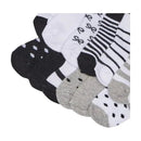 Baby Vision - 12Pk Baby Girl Gray & Black Cotton Socks Image 3