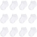 Baby Vision - Baby Girls' Cotton Rich Newborn and Terry Socks, White No-show, 0-6M, 12Pk Image 1