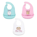 Baby Vision Baby Silicone Bibs, One Size Donut (3PK) Image 1