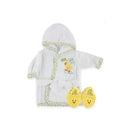 Baby Vision Bathrobe And Slippers, Yellow Image 1