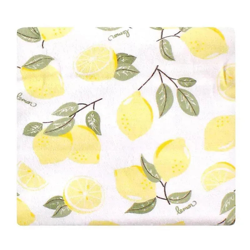 Baby Vision - Hudson Baby Unisex Baby Cotton Flannel Receiving Blankets, Lemons Image 4