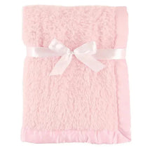 Baby Vision - Sherpa Blanket With Satin Binding, Pink Image 1