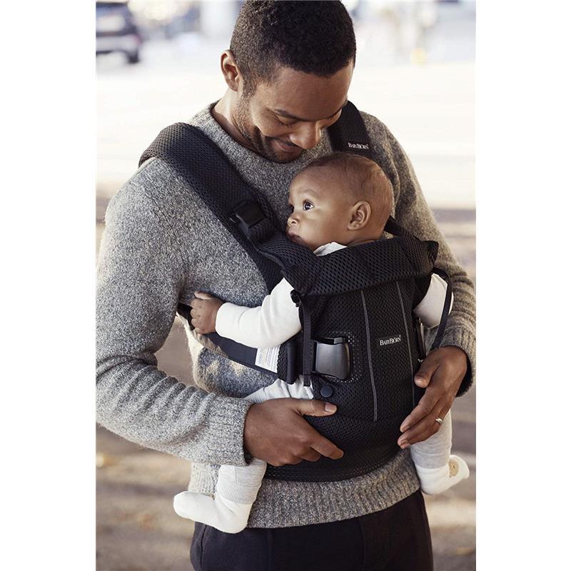 BabyBjorn- Baby Carrier One Air 3D Mesh, Black Image 2