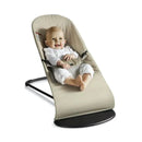 Babybjorn - Baby Bouncer Balance Soft Light Grey Frame Cotton/Jersey, Beige/Gray Image 2