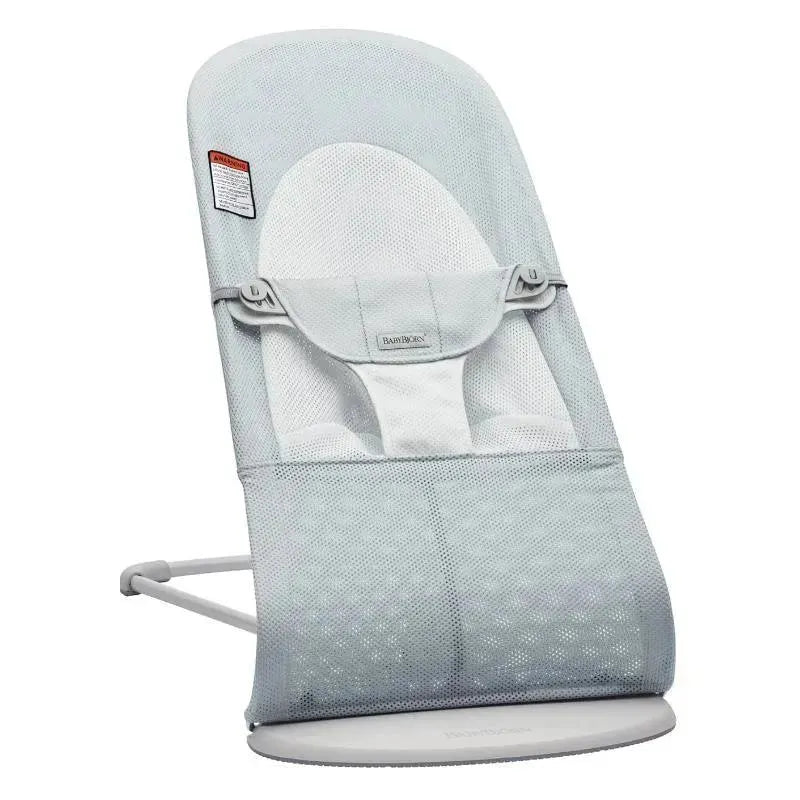 BabyBjorn - Bouncer Balance Soft Mesh, Silver/White Image 1