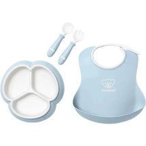 BabyBjorn - 4Pk Mealtime Set, Powder Blue Image 1