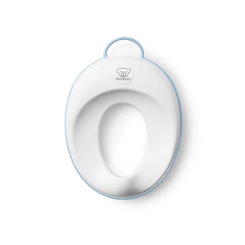 BabyBjorn Toilet Trainer, White/Turquoise Image 1