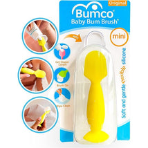BabyBum Mini Diaper Cream Brush with Case, Yellow Image 1