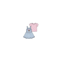 Babyfair - Disney Girl's Minnie Mouse Overall Dress 2 Pc Image 1