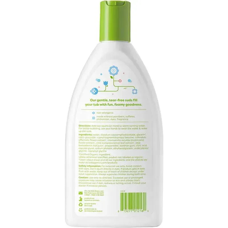 Babyganics Bubble Bath, 12 oz Image 2