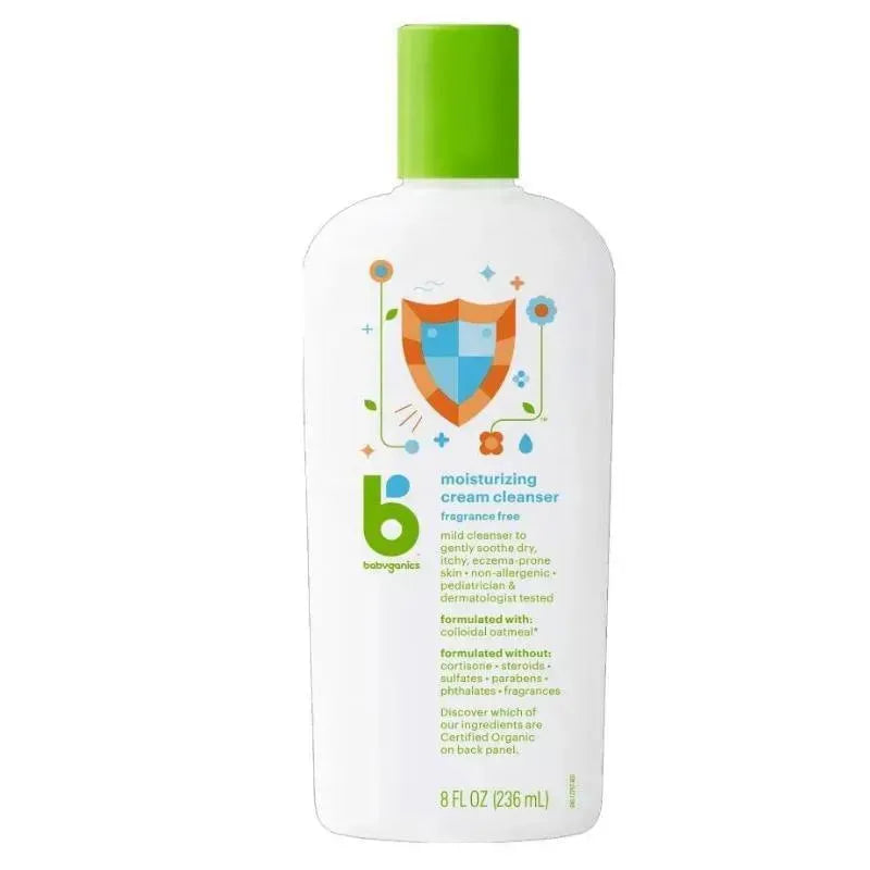 Babyganics Cream Baby Body Wash,8oz Image 1