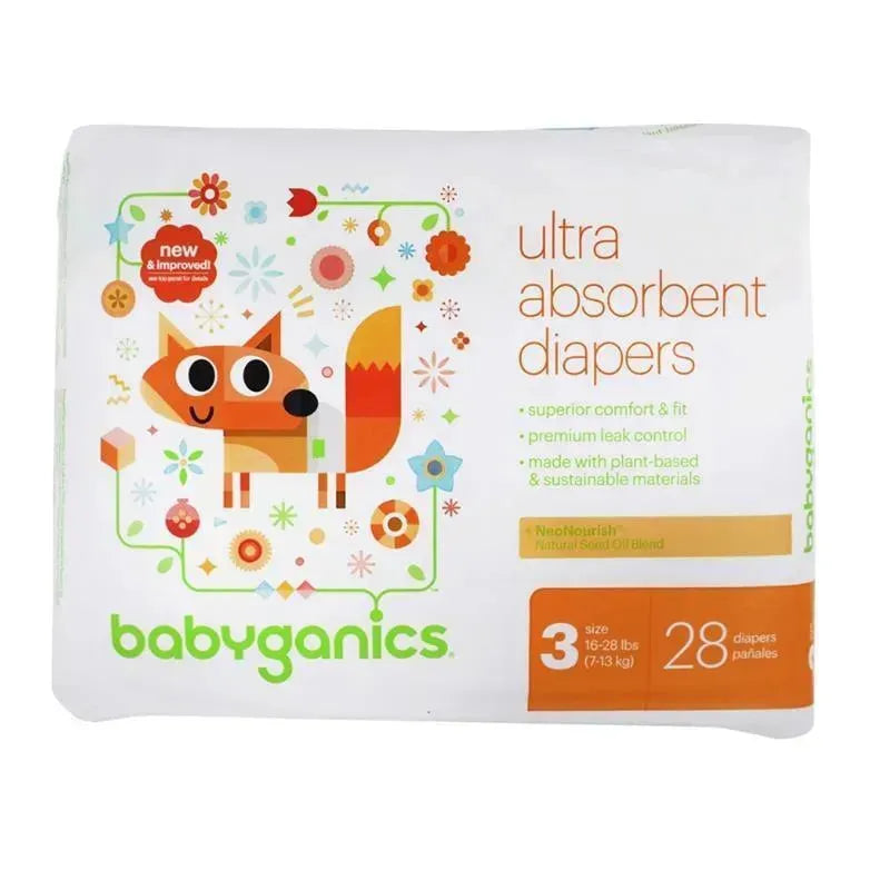 Babyganics Diaper Size 3,28ct Image 1