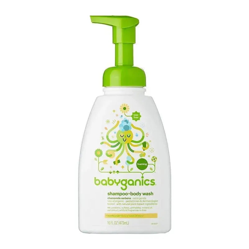 Babyganics Shampoo & Body Wash Chamomile Verbena 16 Oz Image 1