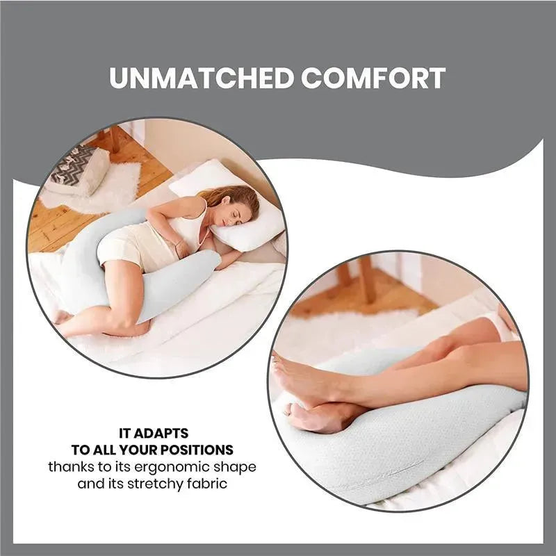 Babymoov - B.Love U-Shape Pregnancy Pillow, Mineral Grey Image 6