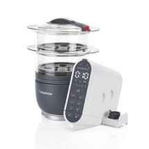 Babymoov Duo Meal Station 5-in-1 Food Maker with Steam Cooker, Blend & Puree, Grey Image 2
