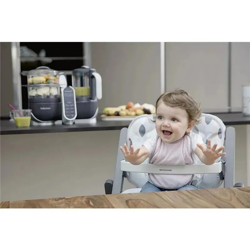 babymoov Procesador de alimentos Nutribaby plus, Gris industrial 