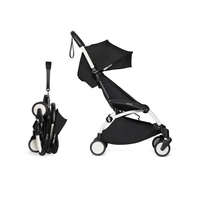 Stokke - Yoyo2 Stroller & Color Pack 6M+ Combo, White Frame/Black Pack Image 2