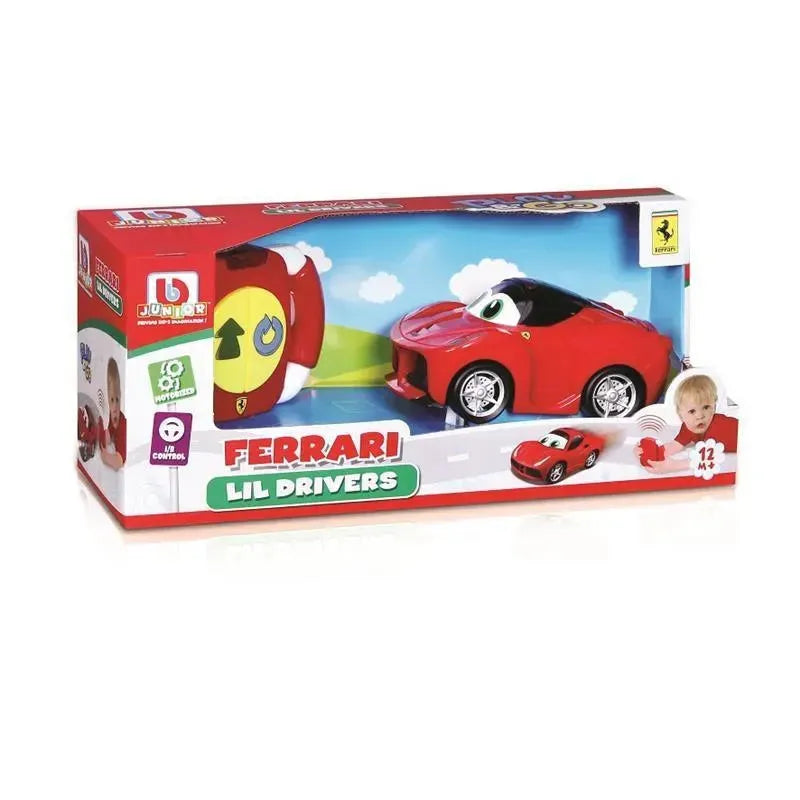 BB Junior Play & Go Ferrari Lil Drivers, Assorted Cars, 1-Pack, Red Image 1