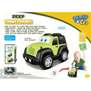BB Junior Play & Go Jeep Funny Friend Jeep Wrangler, 1-Pack, Green Image 11