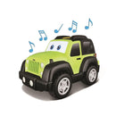 BB Junior Play & Go Jeep Funny Friend Jeep Wrangler, 1-Pack, Green Image 3
