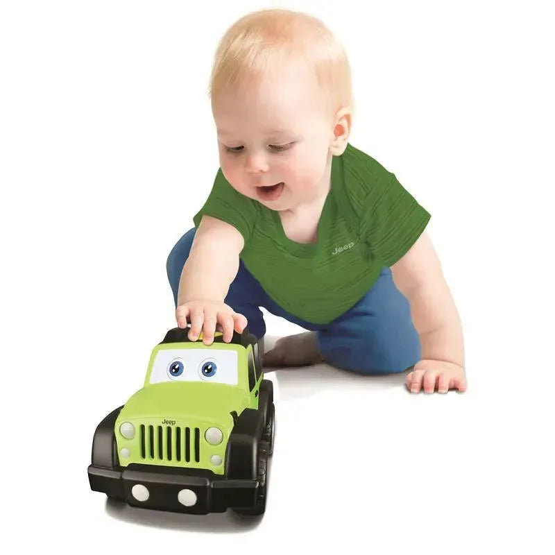 BB Junior Play & Go Jeep Funny Friend Jeep Wrangler, 1-Pack, Green Image 5
