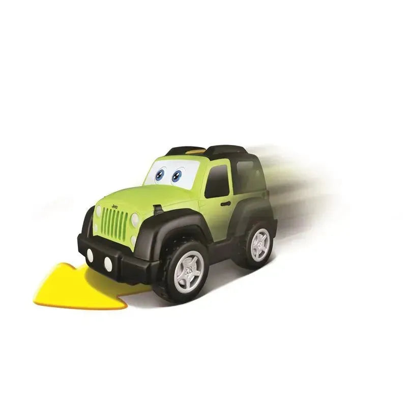 BB Junior Play & Go Jeep Funny Friend Jeep Wrangler, 1-Pack, Green Image 7