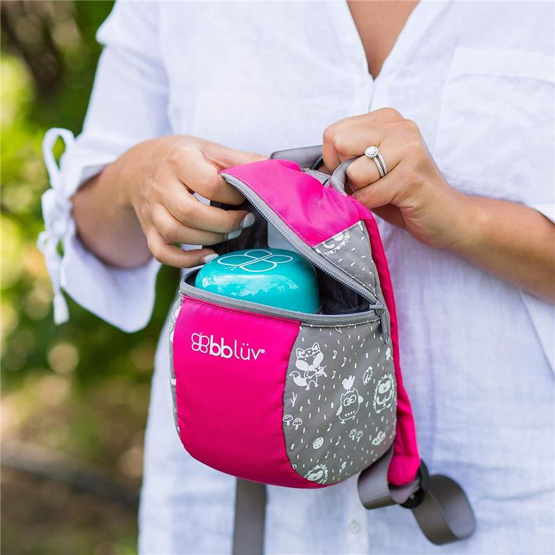 Bbluv - Päk (Pink) - Toddler Backpack With Rein Image 3