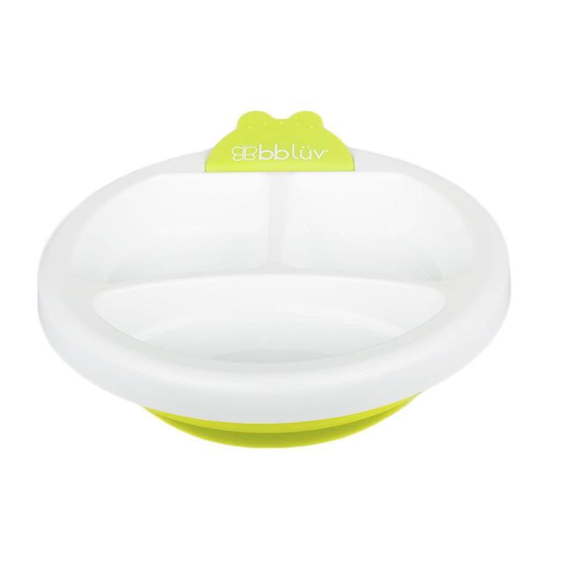Bblüv Plato Warm Feeding Plate for Baby in Lime Color Image 1