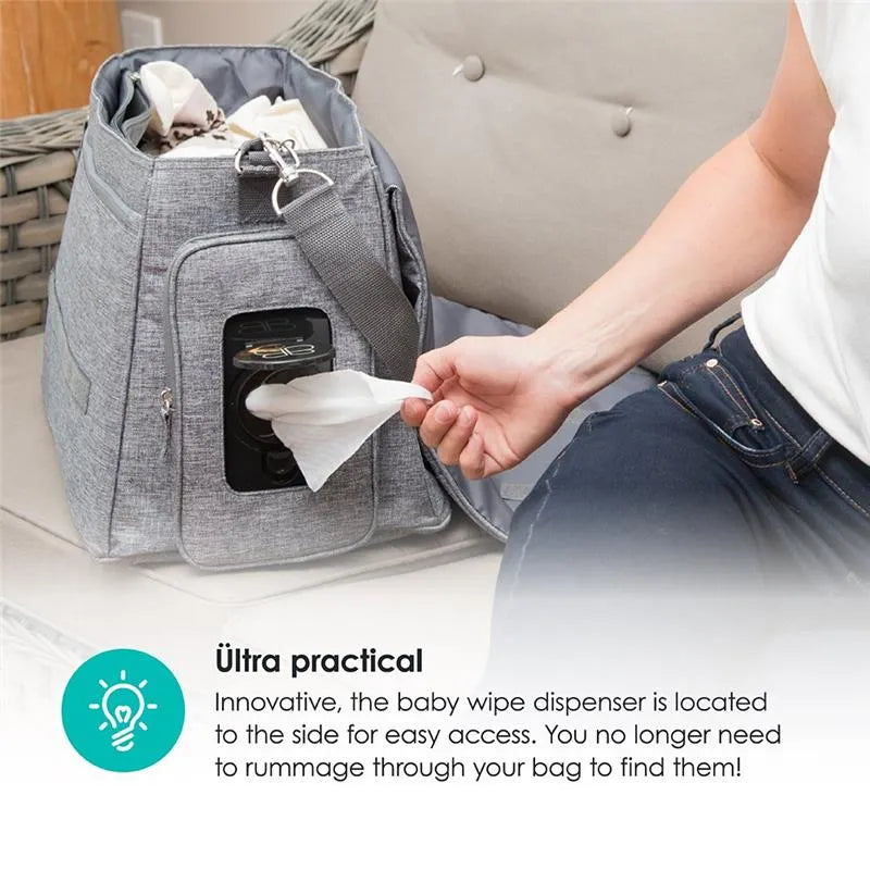 Bbluv - Ultra Complete Diaper Bag, Charcoal Image 3