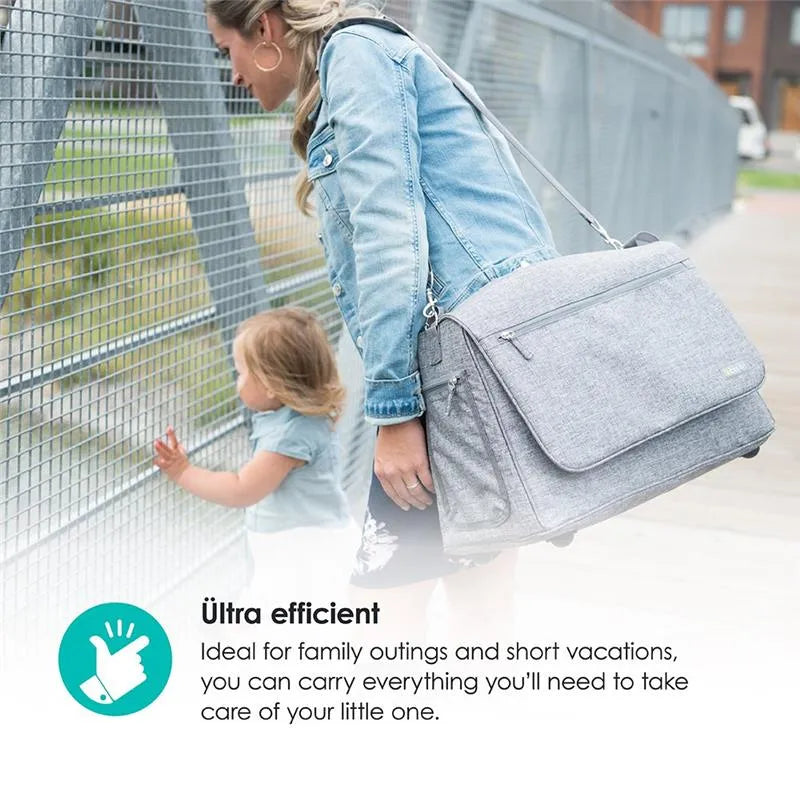 Bbluv - Ultra Complete Diaper Bag, Charcoal Image 5