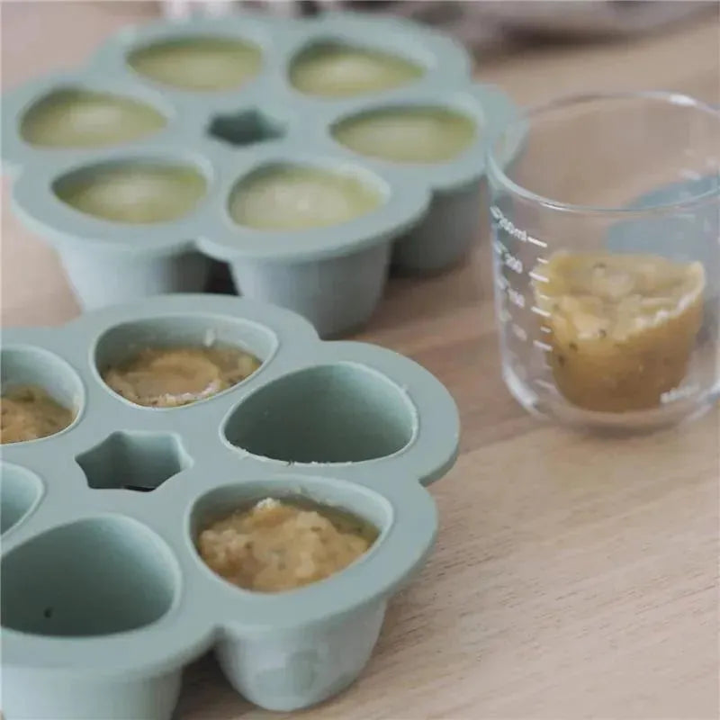 Beaba - Multiportions Silicone Baby Food Storage Container, Sage Image 5
