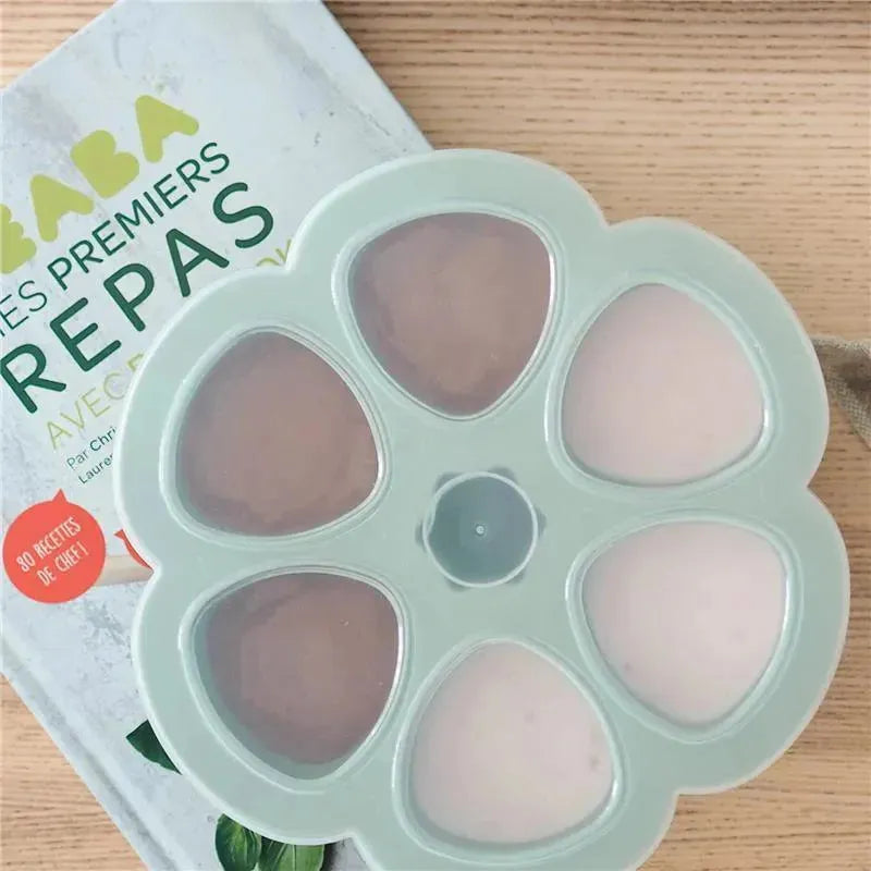 Beaba - Multiportions Silicone Baby Food Storage Container, Sage Image 6