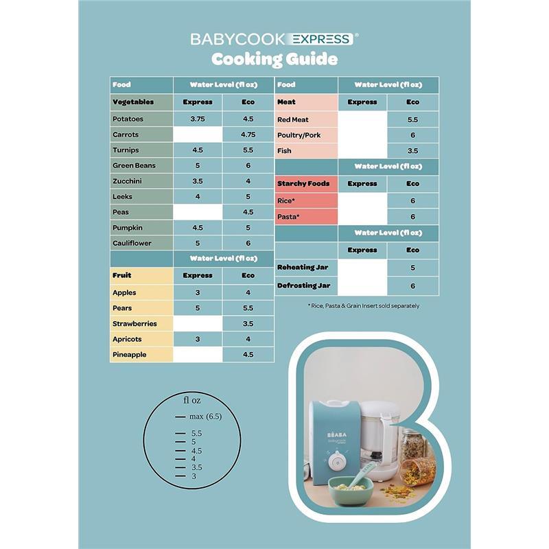 El robot cocina bebé Babycook Express® baltic blue, BEABA