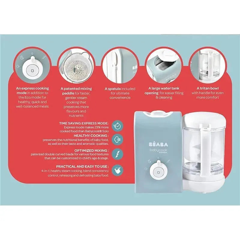 Beaba - Babycook Express Baby Food Maker, Grey Image 6
