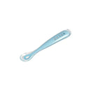 Beaba - First Foods Single Silicone Spoon, Rain Image 1