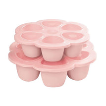 Beaba Multiportions Silicone Baby Food Freezer Tray 5Oz-Rose Image 3