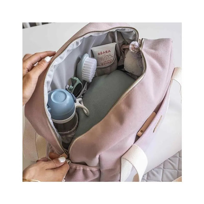 Beaba - Paris Diaper Bag, Large Capacity, Pink Image 3