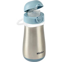 Beaba - Stainless Steel Kids Water Bottle, Rain Image 2