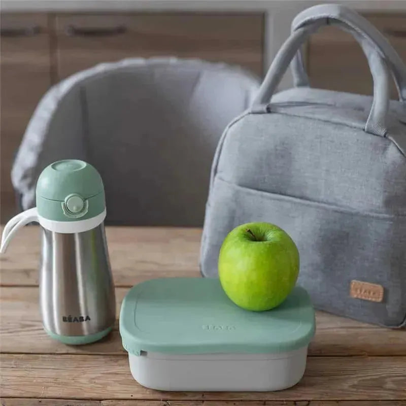 Beaba - Stainless Steel Lunch Box, Sage Image 2