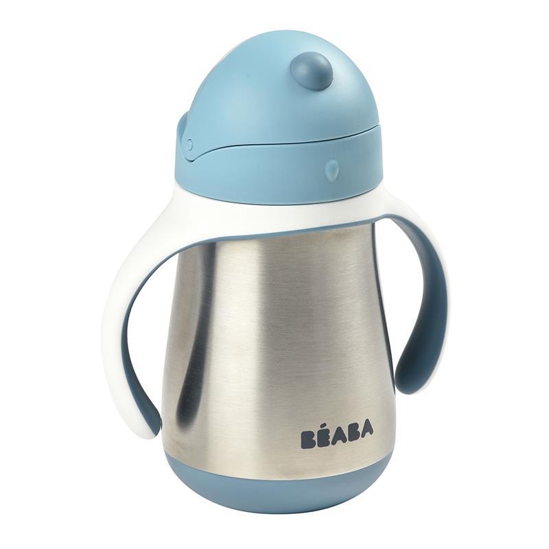 Beaba - Stainless Steel Straw Sippy Cup (Rain) Image 2