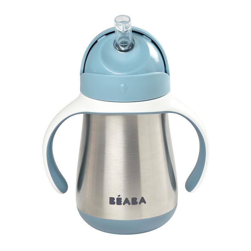 Beaba - Stainless Steel Straw Sippy Cup (Rain) Image 5