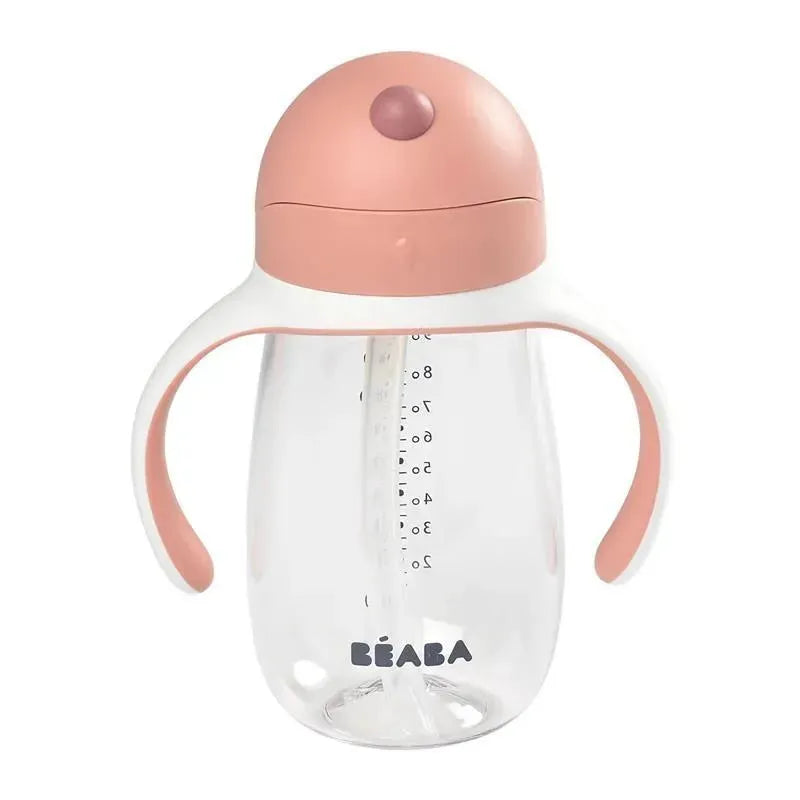 Beaba - Straw Sippy Cup, Rose Image 4