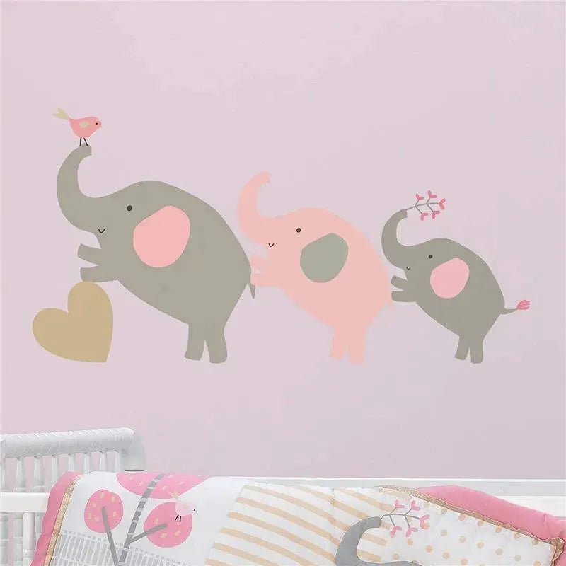 Bedtime Originals Eloise Wall Decals, Pink/Grey Image 3