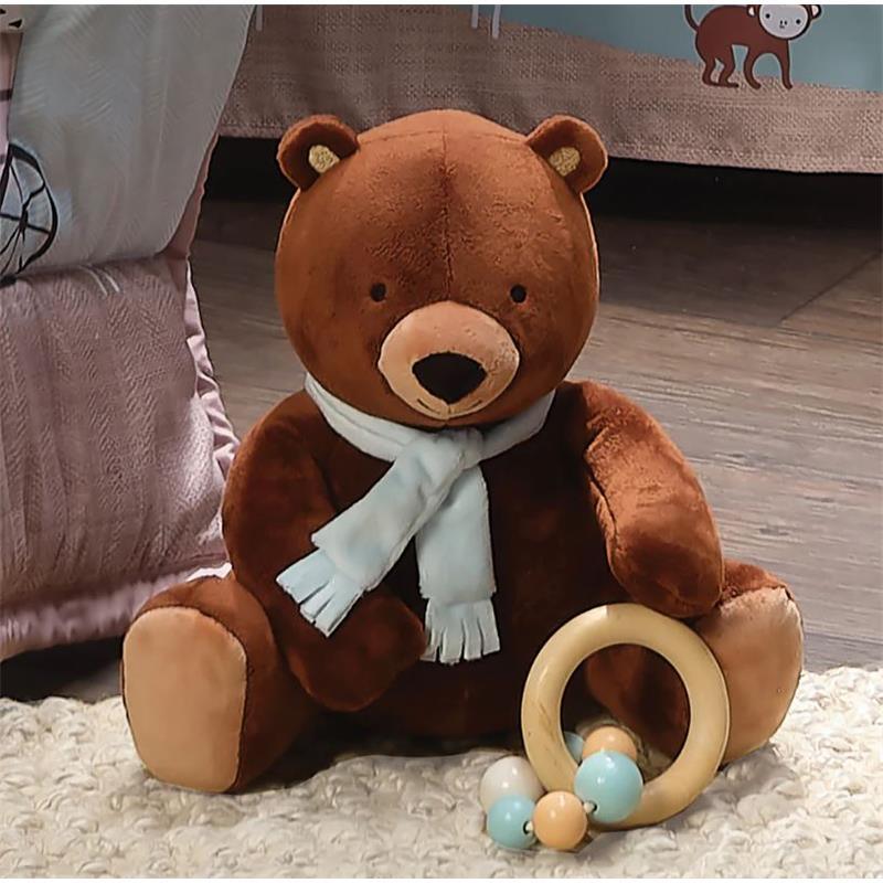 Bedtime Originals - Up Up & Away Brown Bear Plush Stuffed Animal Toy Image 3