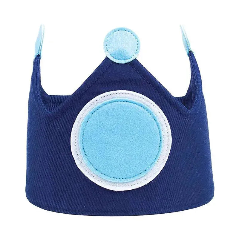 Bella Tunno Baby Celebration Crown, Navy Image 1